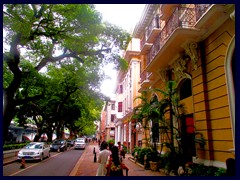 The road along Pearl River, Shamian Island.